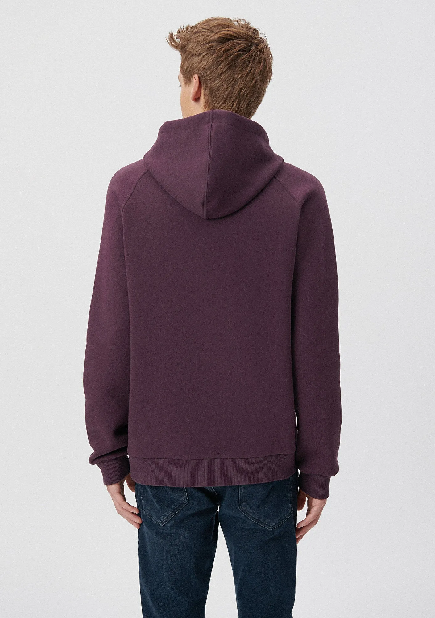 Hooded Burgundy Sweatshirt