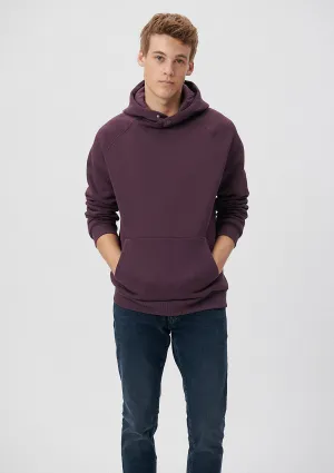 Hooded Burgundy Sweatshirt