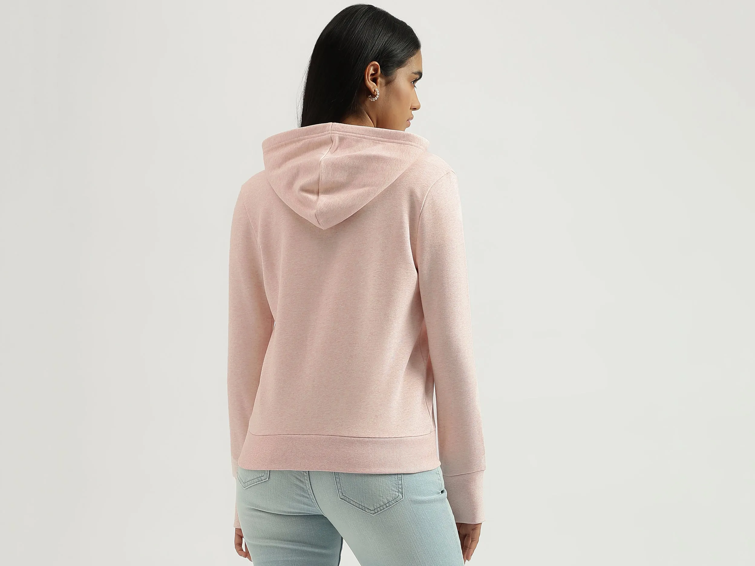 Hooded Neck Solid Sweatshirts