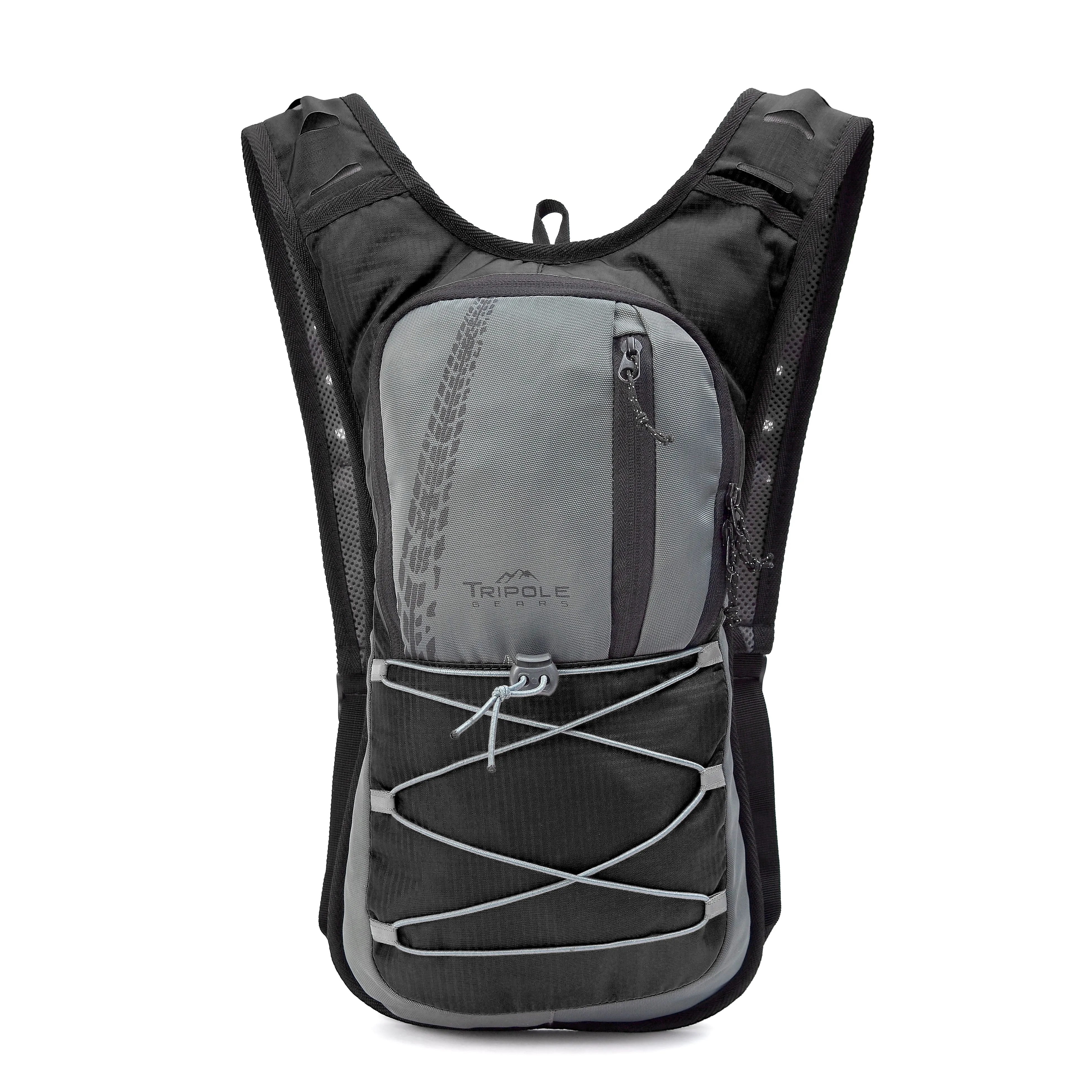 Hydration Backpack with 2L Hydration Bladder for Cycling and Trail Running | Black