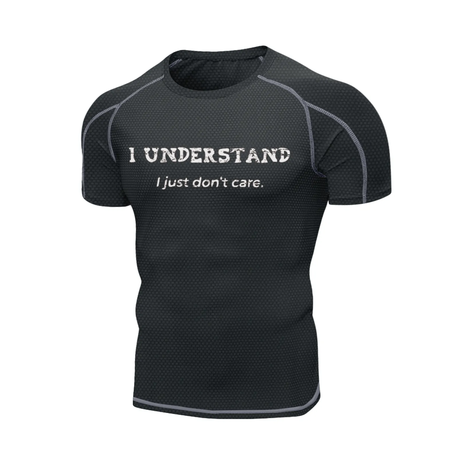 I UNDERSTAND QUICK DRY HONEYCOMB RAGLAN GRAPHIC TEE