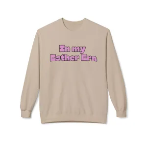 In my Esther era / hand drawn shirt / Bible gift / shirt /  Unisex Midweight Softstyle Fleece Crewneck Sweatshirt