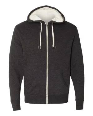Independent Trading Co. - Unisex Sherpa-Lined Hooded Sweatshirt Charcoal Heather