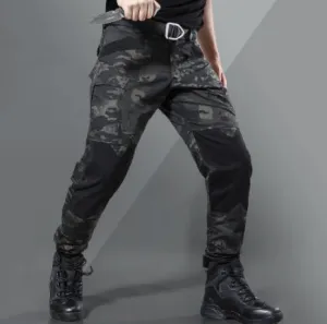 IX6 Water Resistant CARGO PANTS Durable Anti-cut - Black Multicam