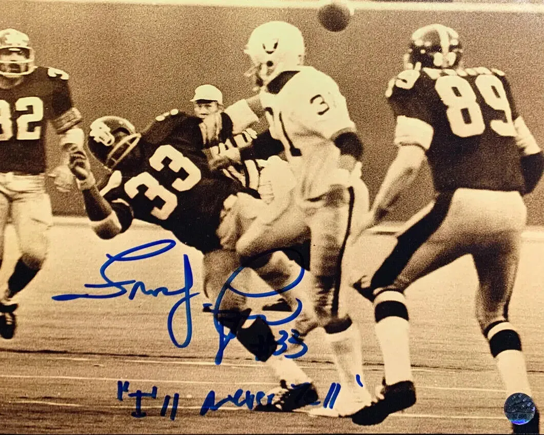 John "Frenchy" Fuqua Signed Steelers Jersey Inscribed "Steeler for Life" TSE COA