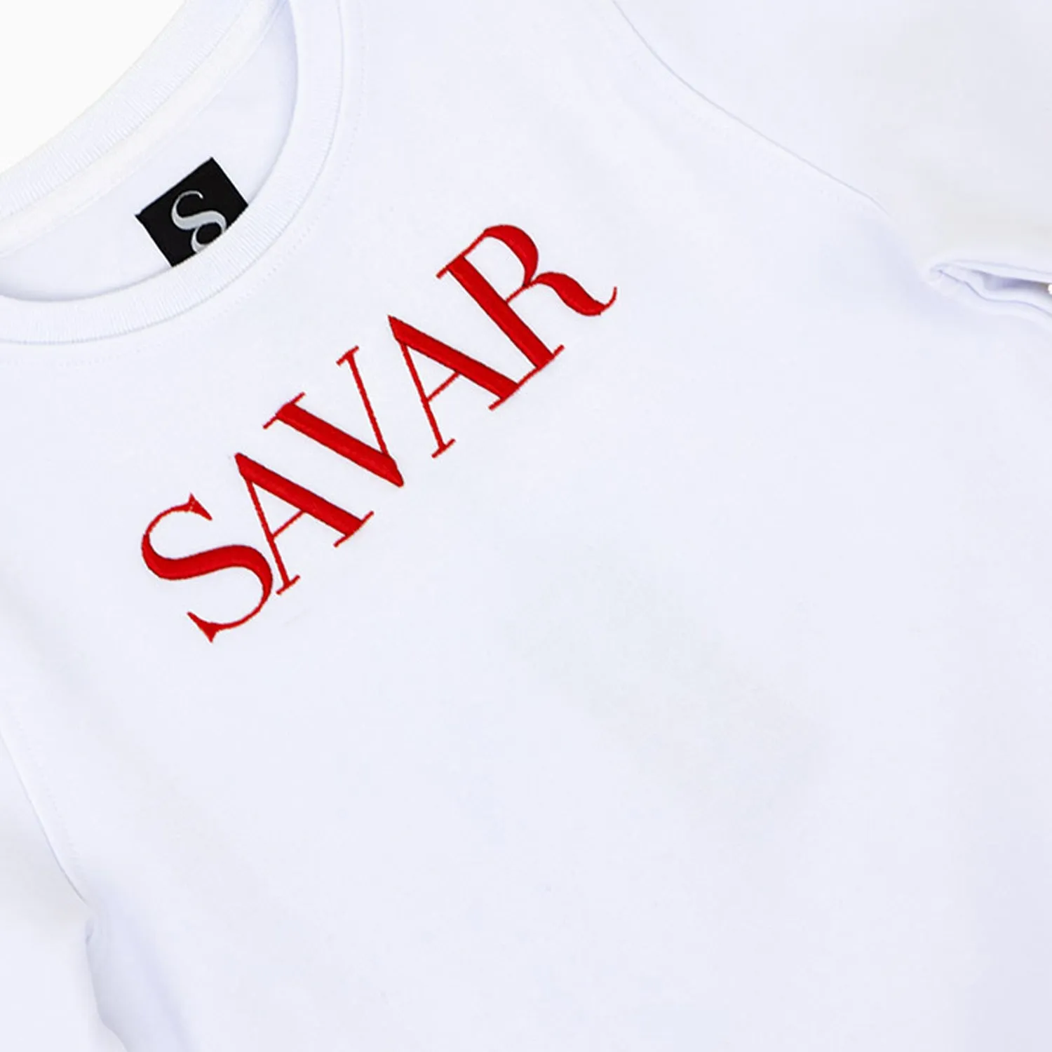 Kid's Embroidery Crew Neck Sweatshirt