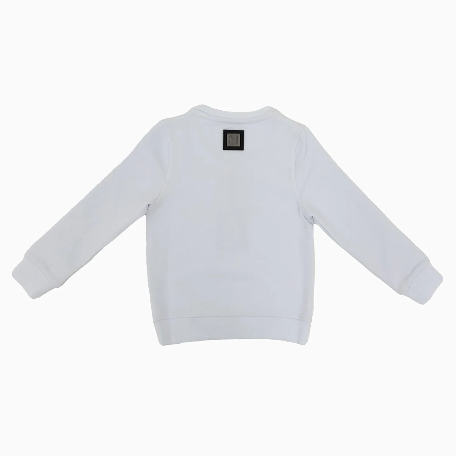 Kid's Gradient Text Crew Neck Sweatshirt