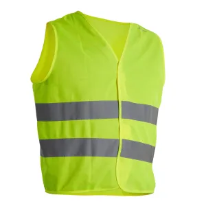 Kids' Hi-Vis Cycling Gilet - Neon Yellow