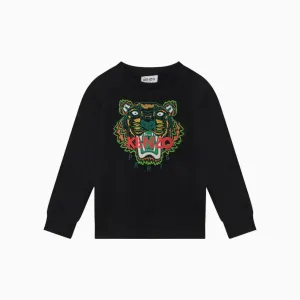 Kid's Tiger Long Sleeve Sweatshirt