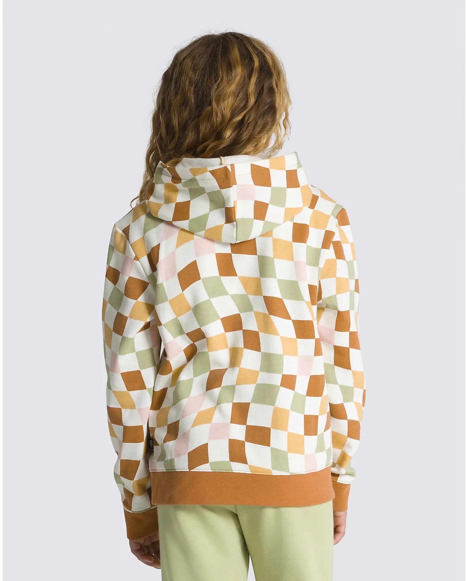 Kids Wavy Check Pullover Hoodie