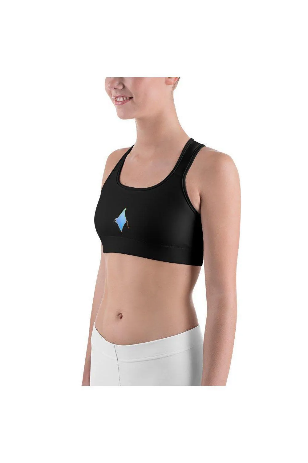 Kona Manta Rays Black Sports Bra
