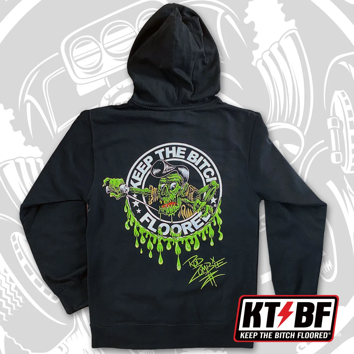 KTBF "Hot Rod Zombie" Pullover Hooded Sweatshirt