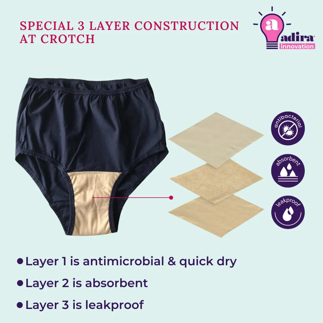 Leakproof Maternity Incontinence Panties | Pregnancy & Beyond | 6-Pack