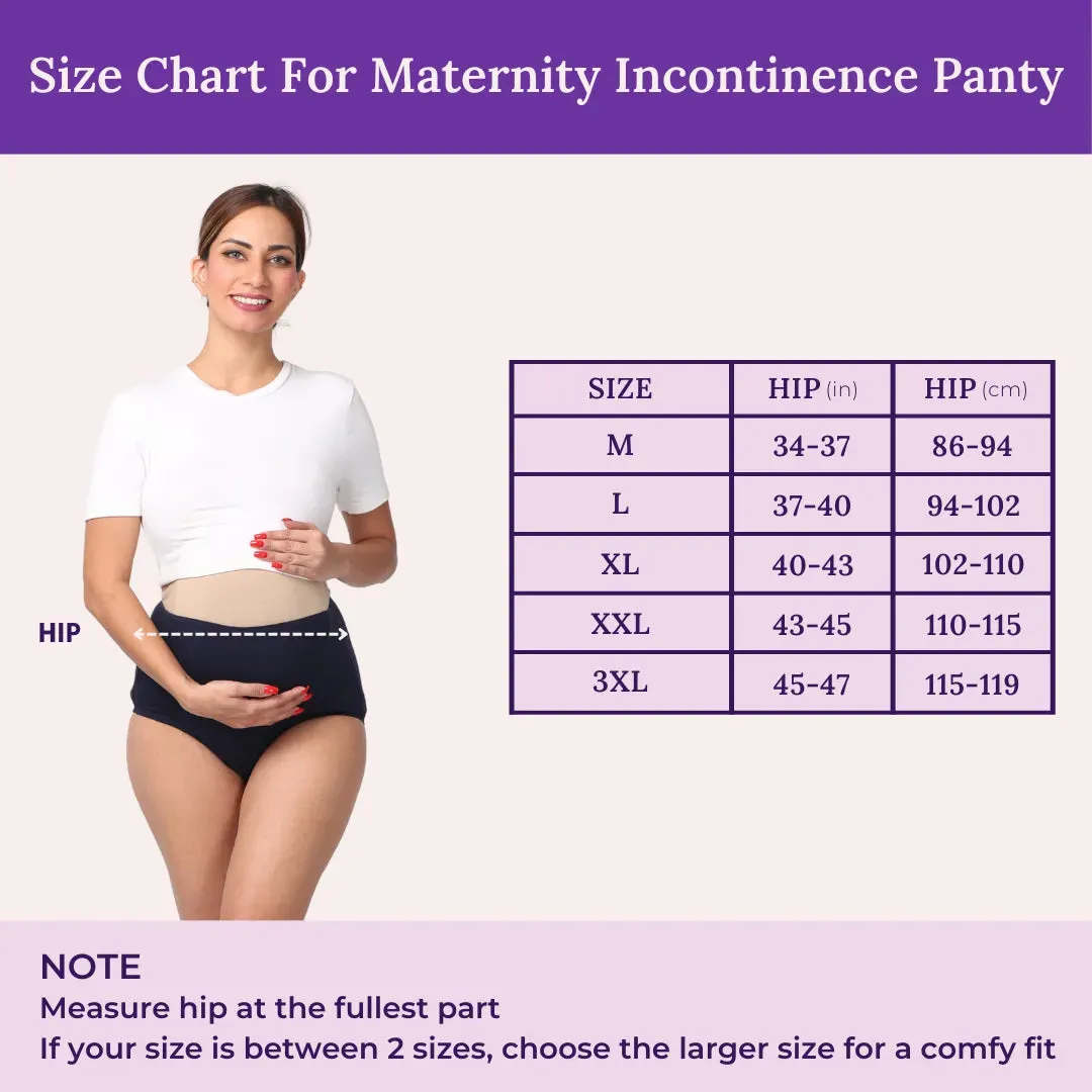 Leakproof Maternity Incontinence Panties | Pregnancy & Beyond | 6-Pack