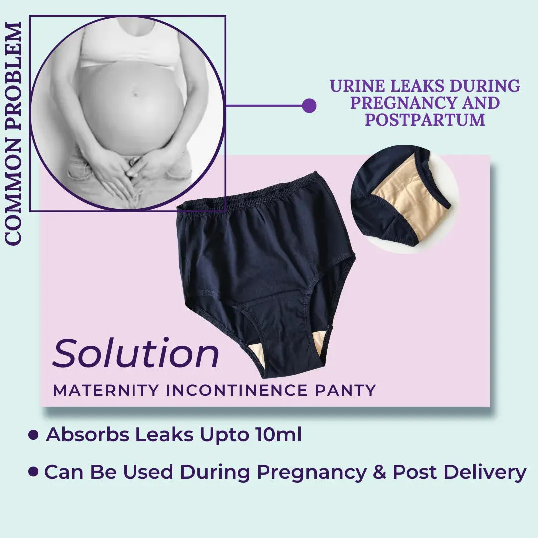 Leakproof Maternity Incontinence Panties | Pregnancy & Beyond | 6-Pack