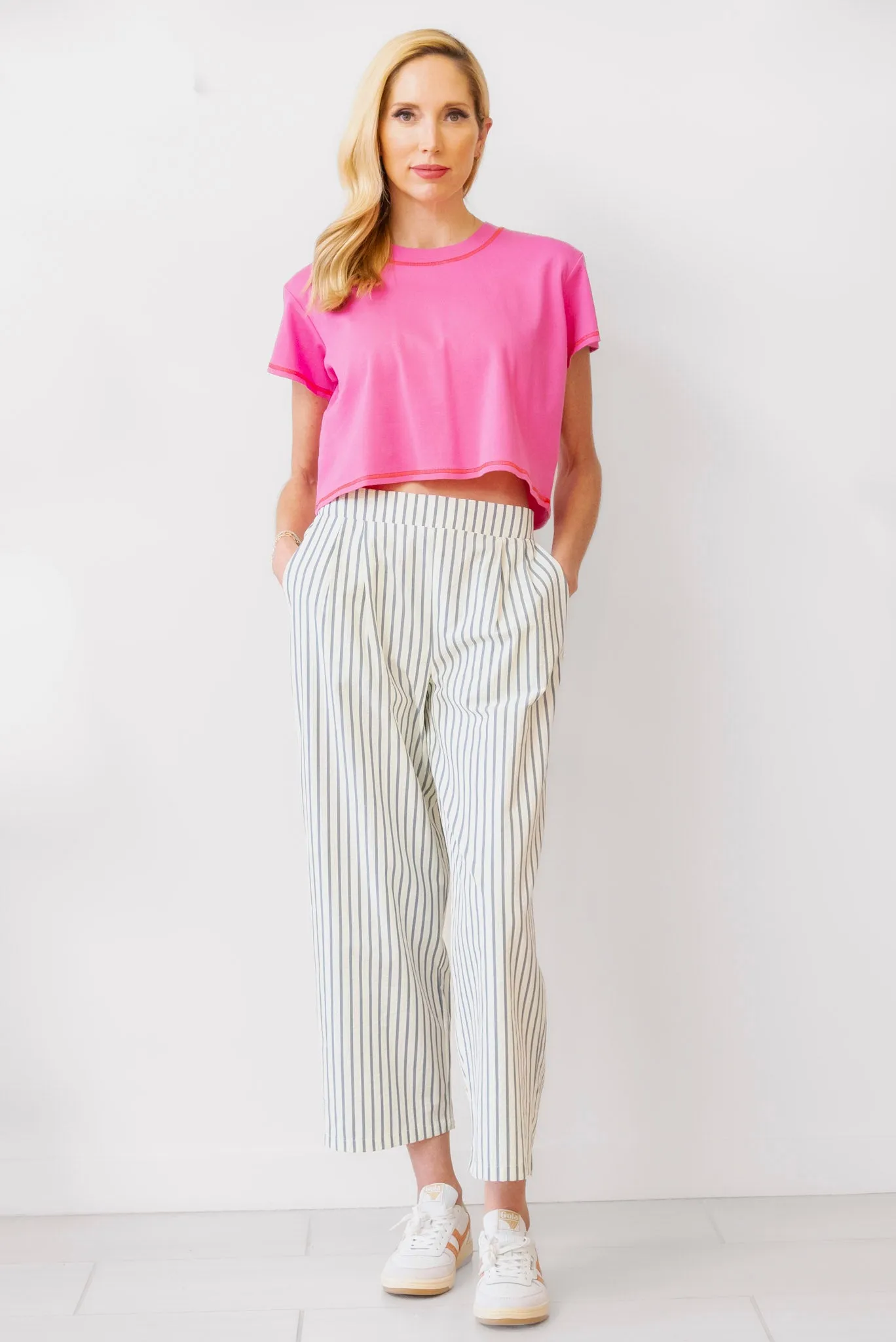 LNA CLOTHING Leni Cropped Tee