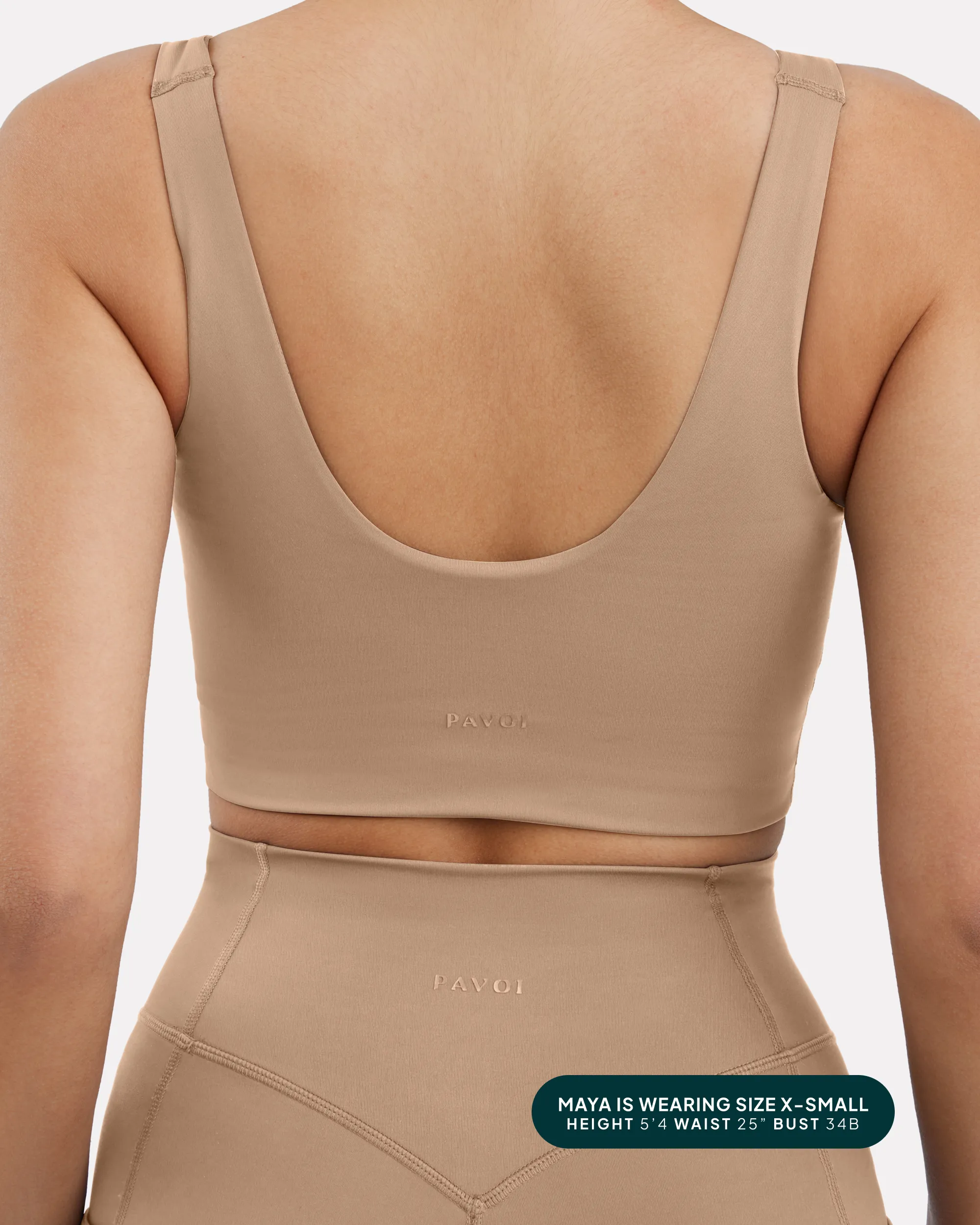 Longline Square Neck Medium-Support Padded Sports Bra