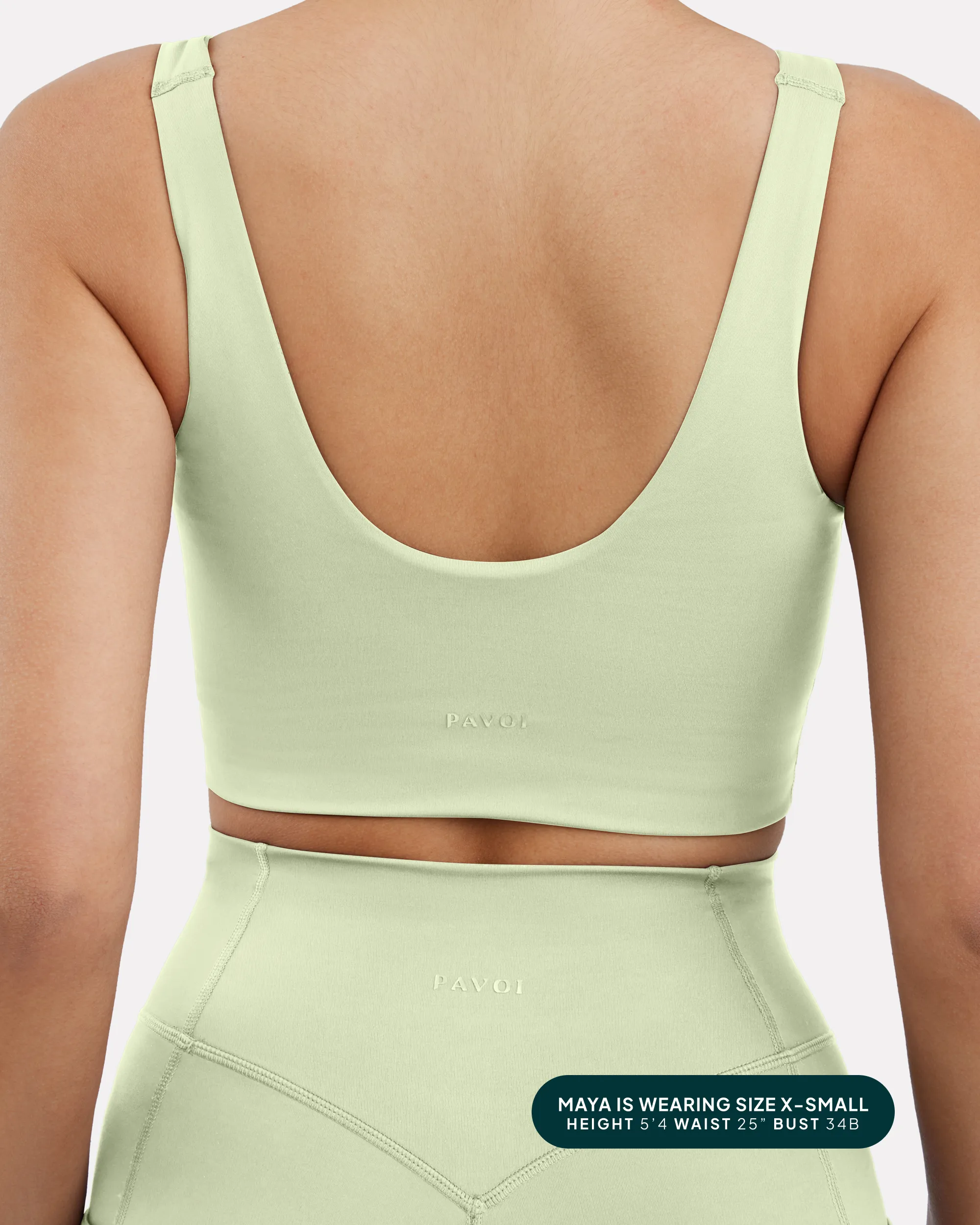 Longline Square Neck Medium-Support Padded Sports Bra