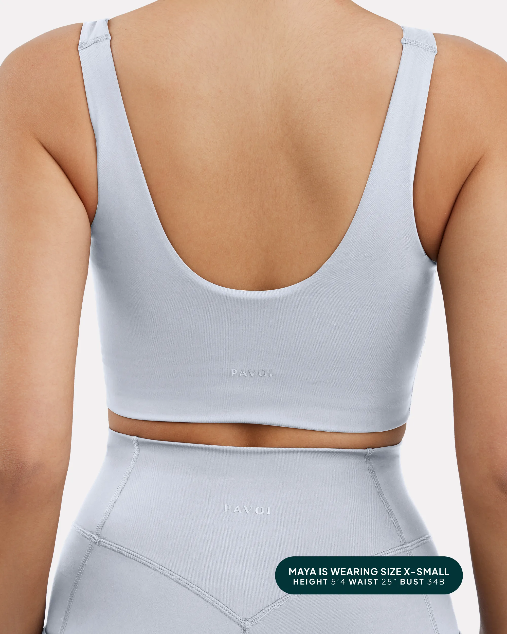 Longline Square Neck Medium-Support Padded Sports Bra