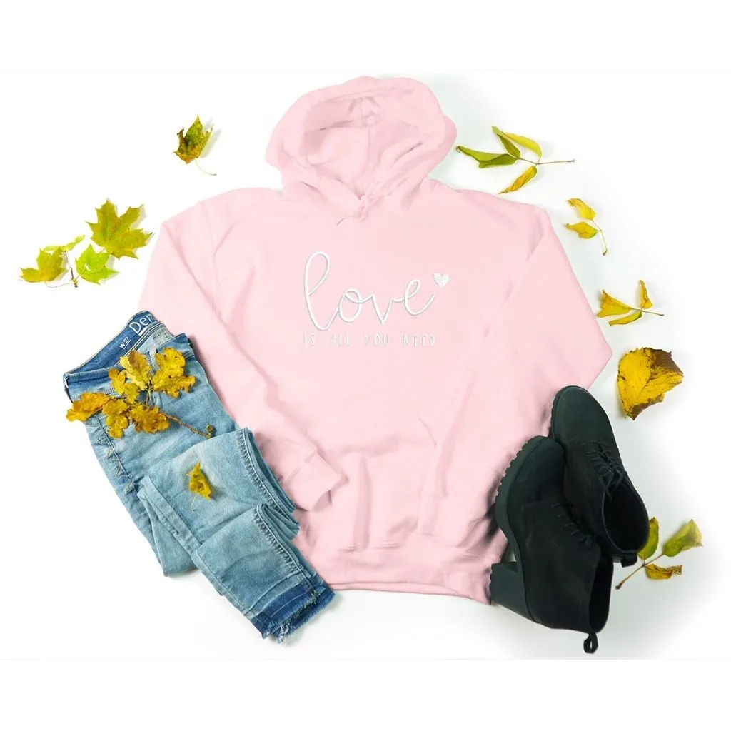 Love is all you need Embroidered Sweatshirt