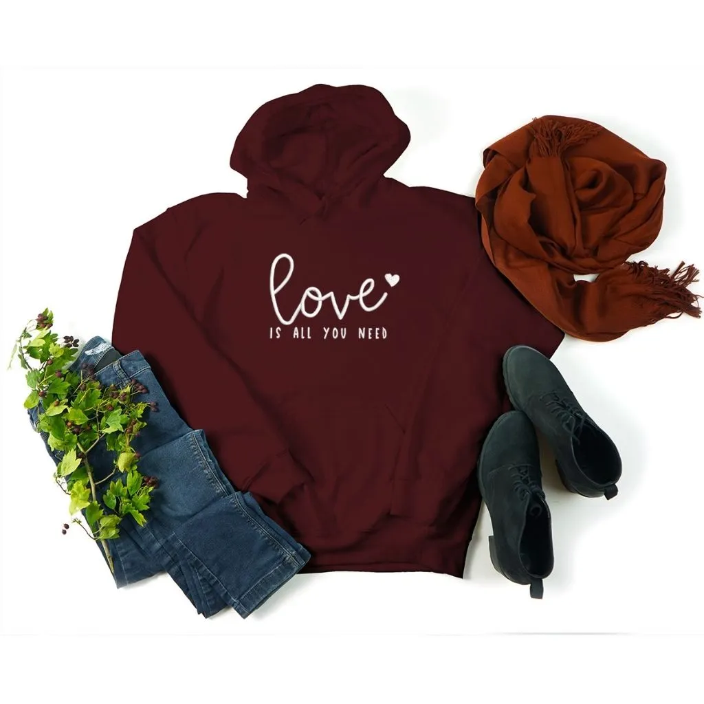 Love is all you need Embroidered Sweatshirt