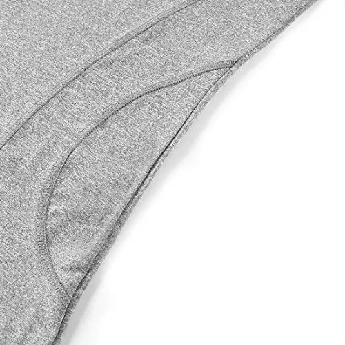 Luranee Athletic Shirts for Women, Short Sleeve Workout Clothes Slim Sport Outfits Recreation Outdoor Exercises Easy Dry Lightweight Basic Tees Pilates Tennis Climbing Fishing Wear Apparels Grey M