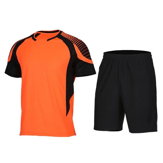 Men Running Uniforms Sets Jogging Sports Sportswear Training Fitness Exercise