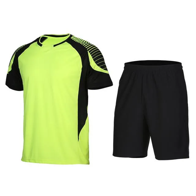 Men Running Uniforms Sets Jogging Sports Sportswear Training Fitness Exercise
