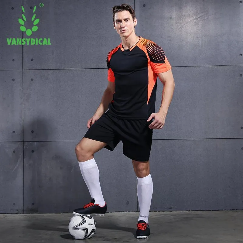 Men Running Uniforms Sets Jogging Sports Sportswear Training Fitness Exercise