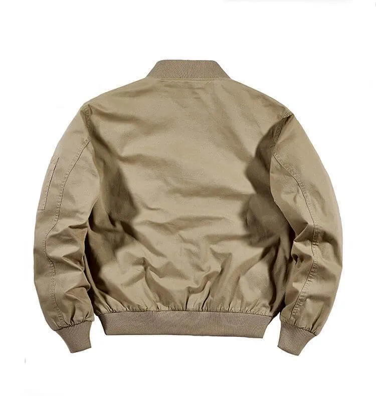 Men's Bomber Jacket Multi-pocket Tooling MA1