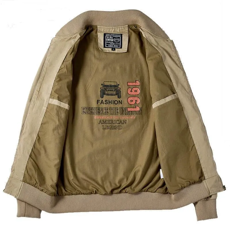 Men's Bomber Jacket Multi-pocket Tooling MA1