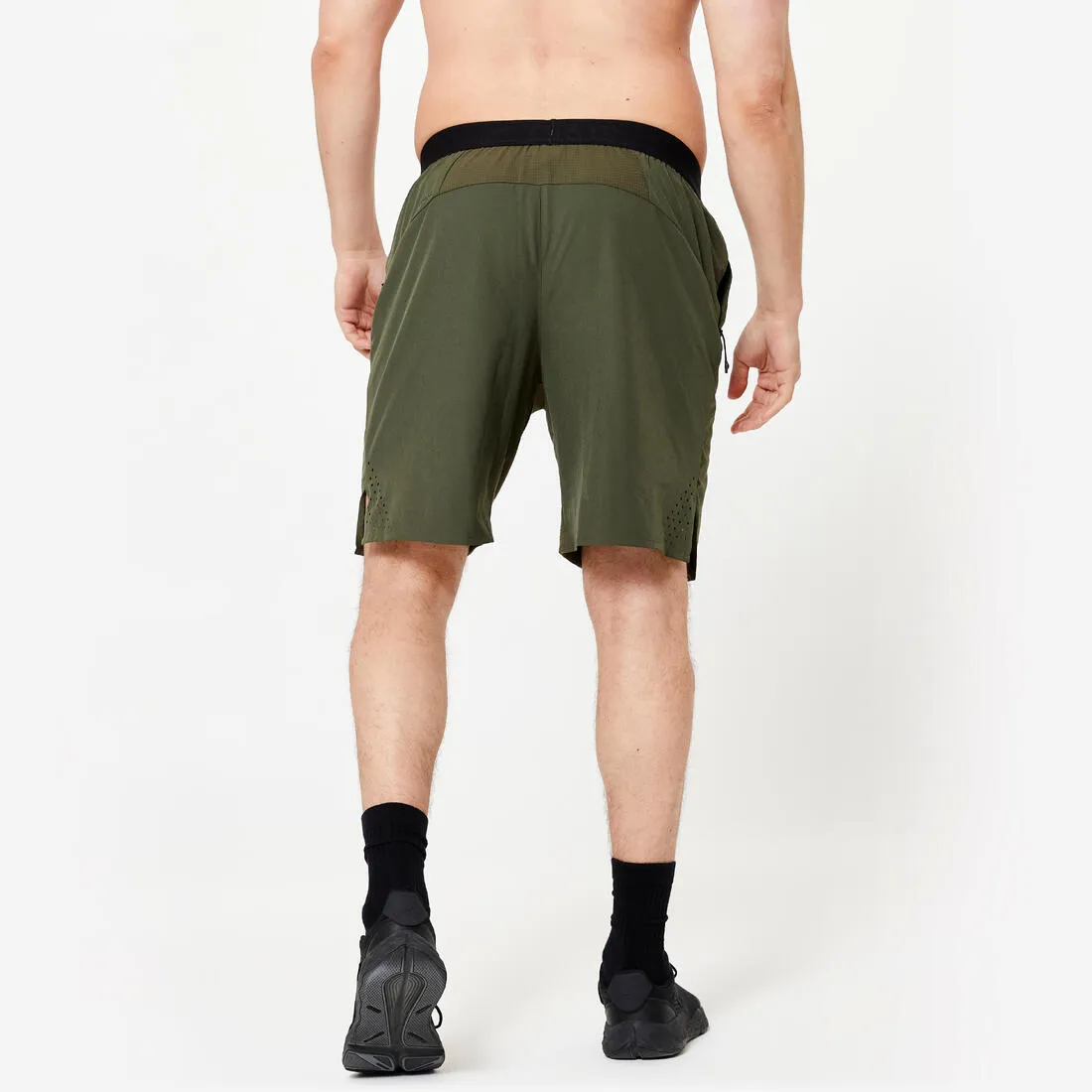 Men's Breathable Performance Cross Training Shorts with Zipped Pockets