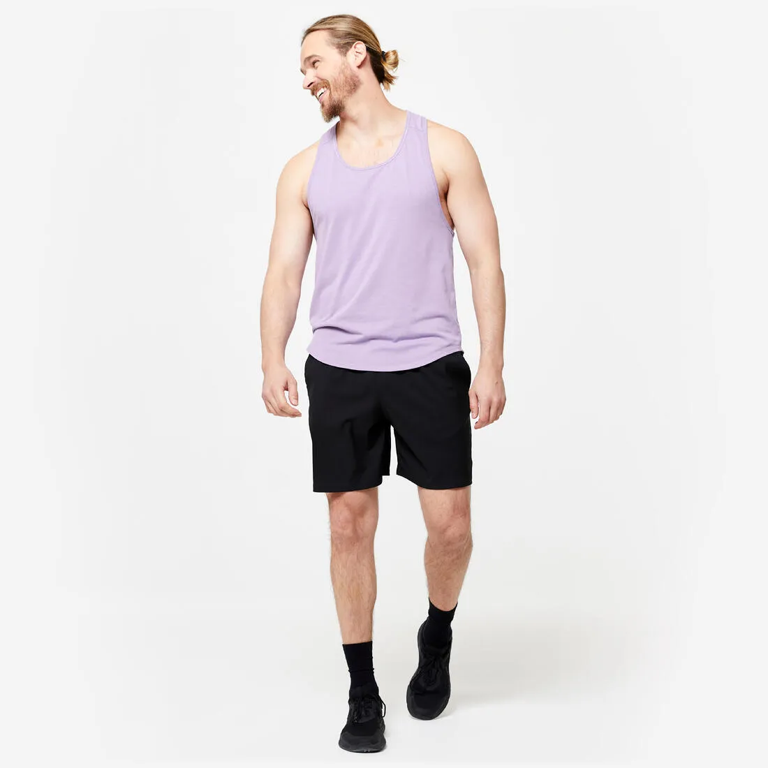 Men's Breathable Performance Cross Training Shorts with Zipped Pockets