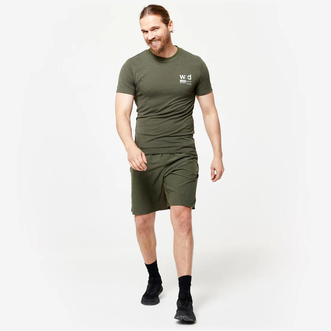 Men's Breathable Performance Cross Training Shorts with Zipped Pockets