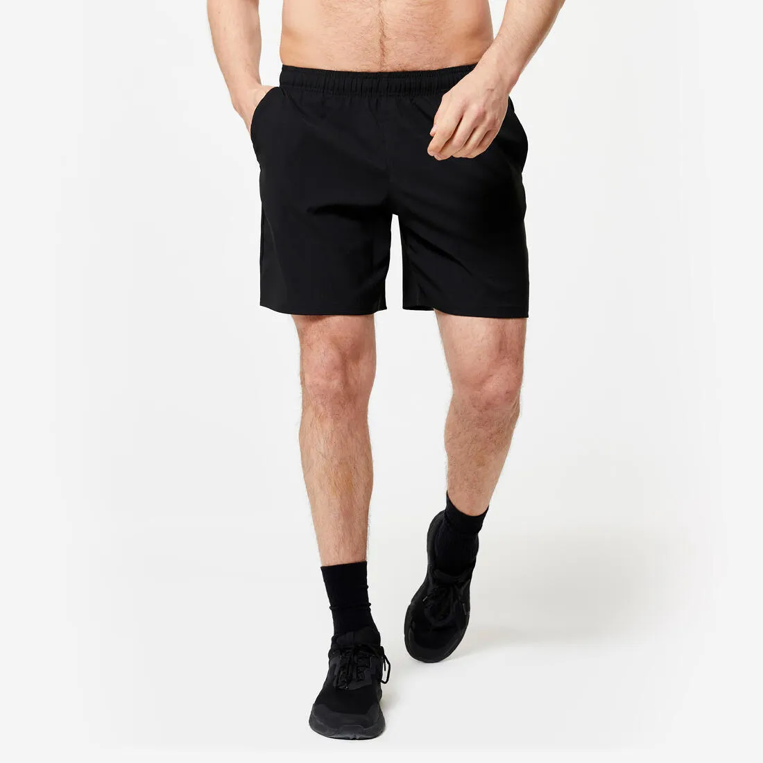 Men's Breathable Performance Cross Training Shorts with Zipped Pockets