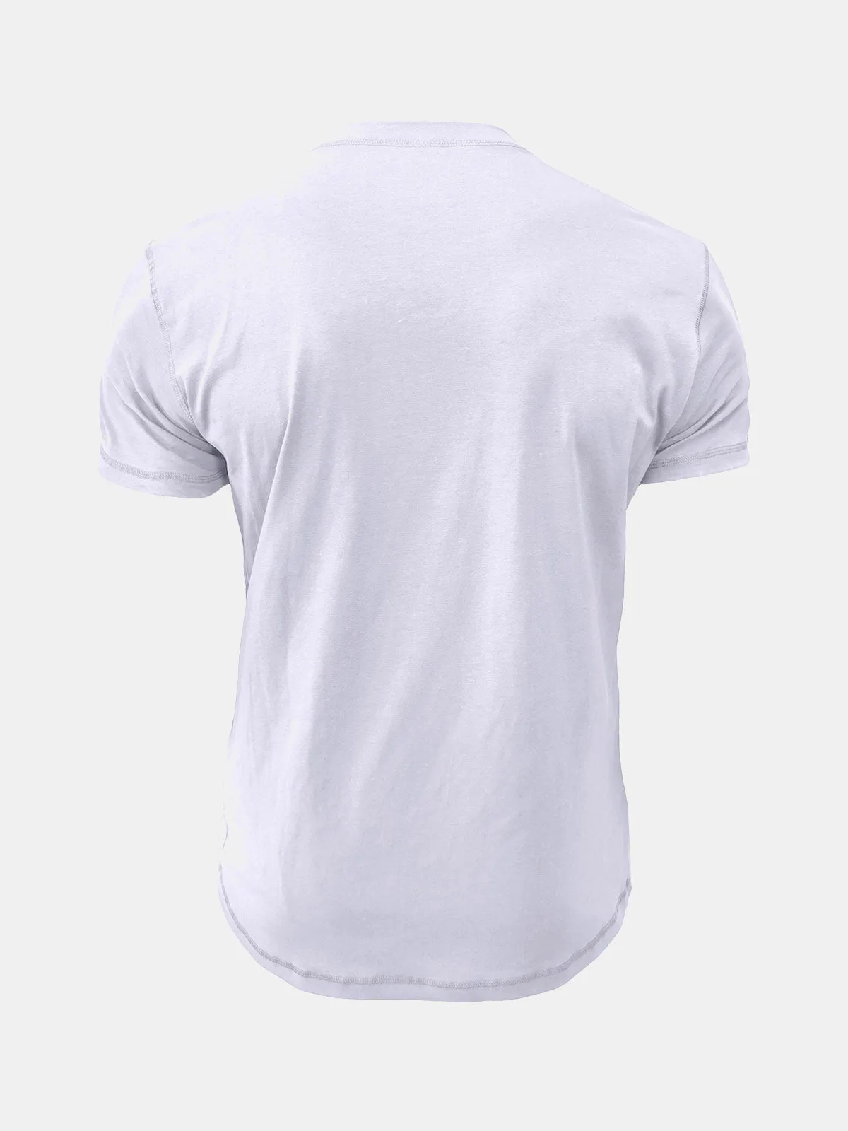 Men's Casual Breathable Cotton Summer Short Sleeve T-Shirt