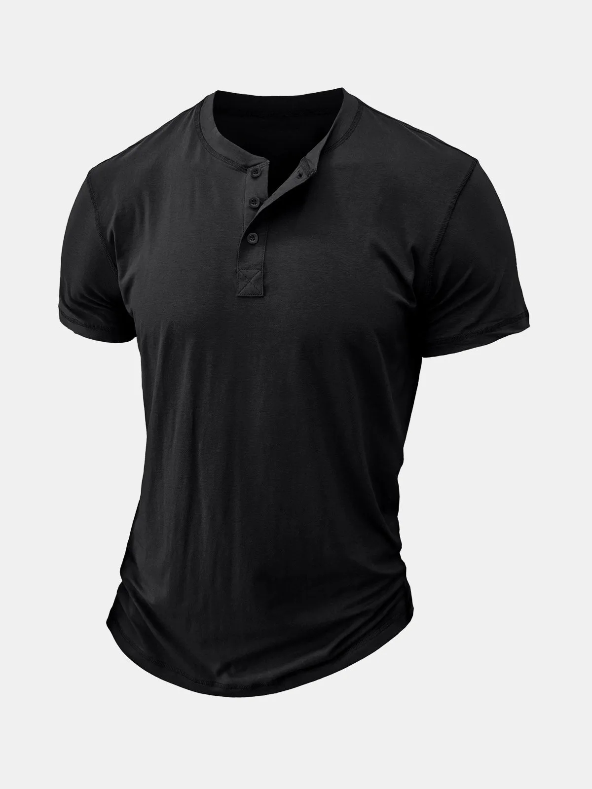 Men's Casual Breathable Cotton Summer Short Sleeve T-Shirt