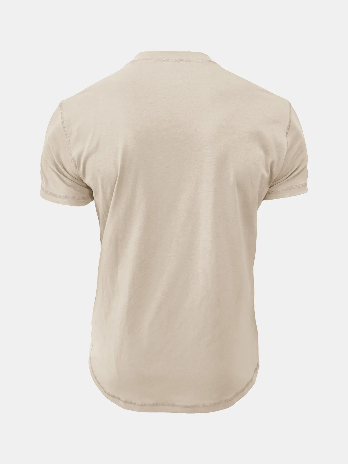 Men's Casual Breathable Cotton Summer Short Sleeve T-Shirt
