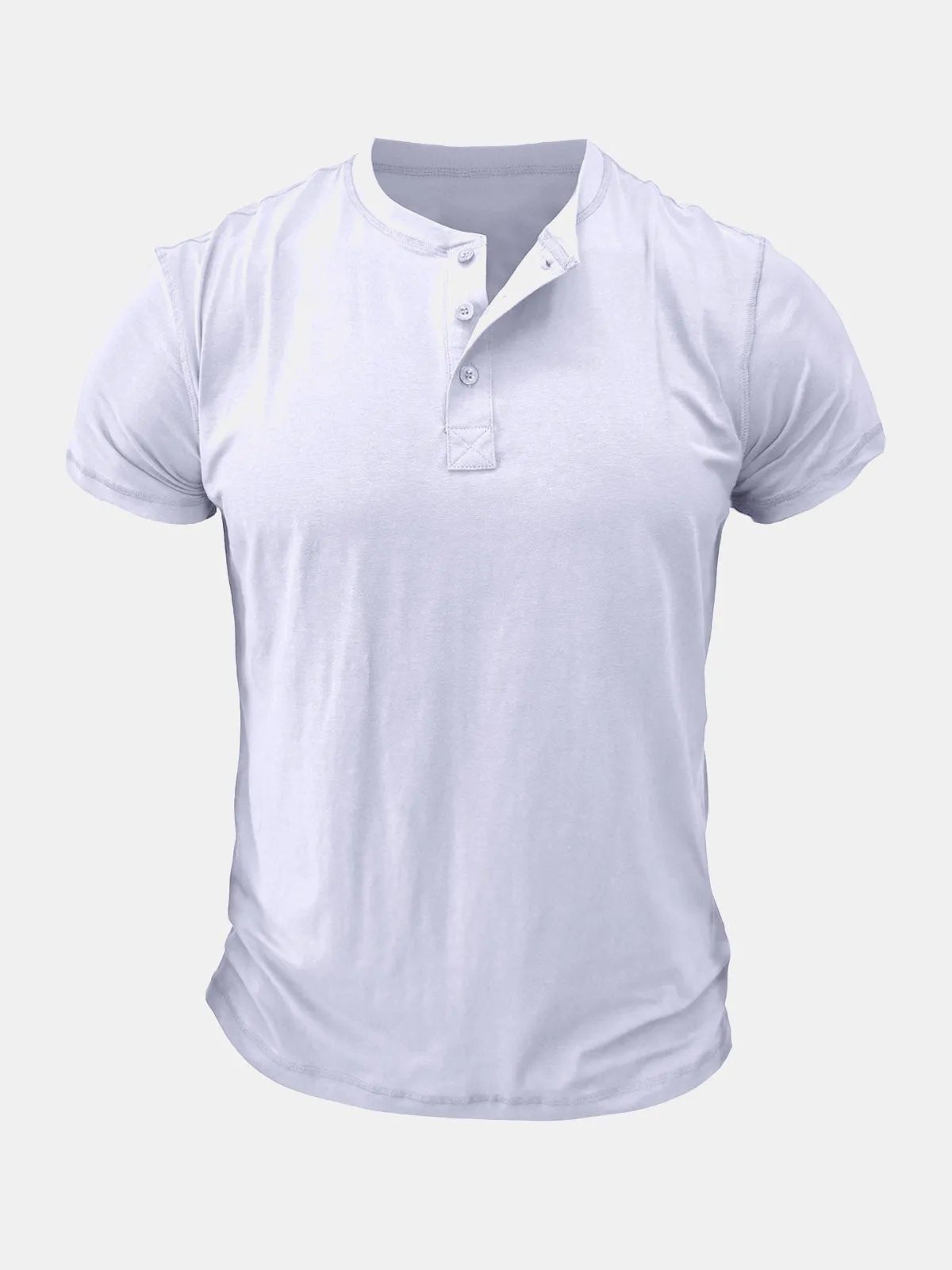 Men's Casual Breathable Cotton Summer Short Sleeve T-Shirt