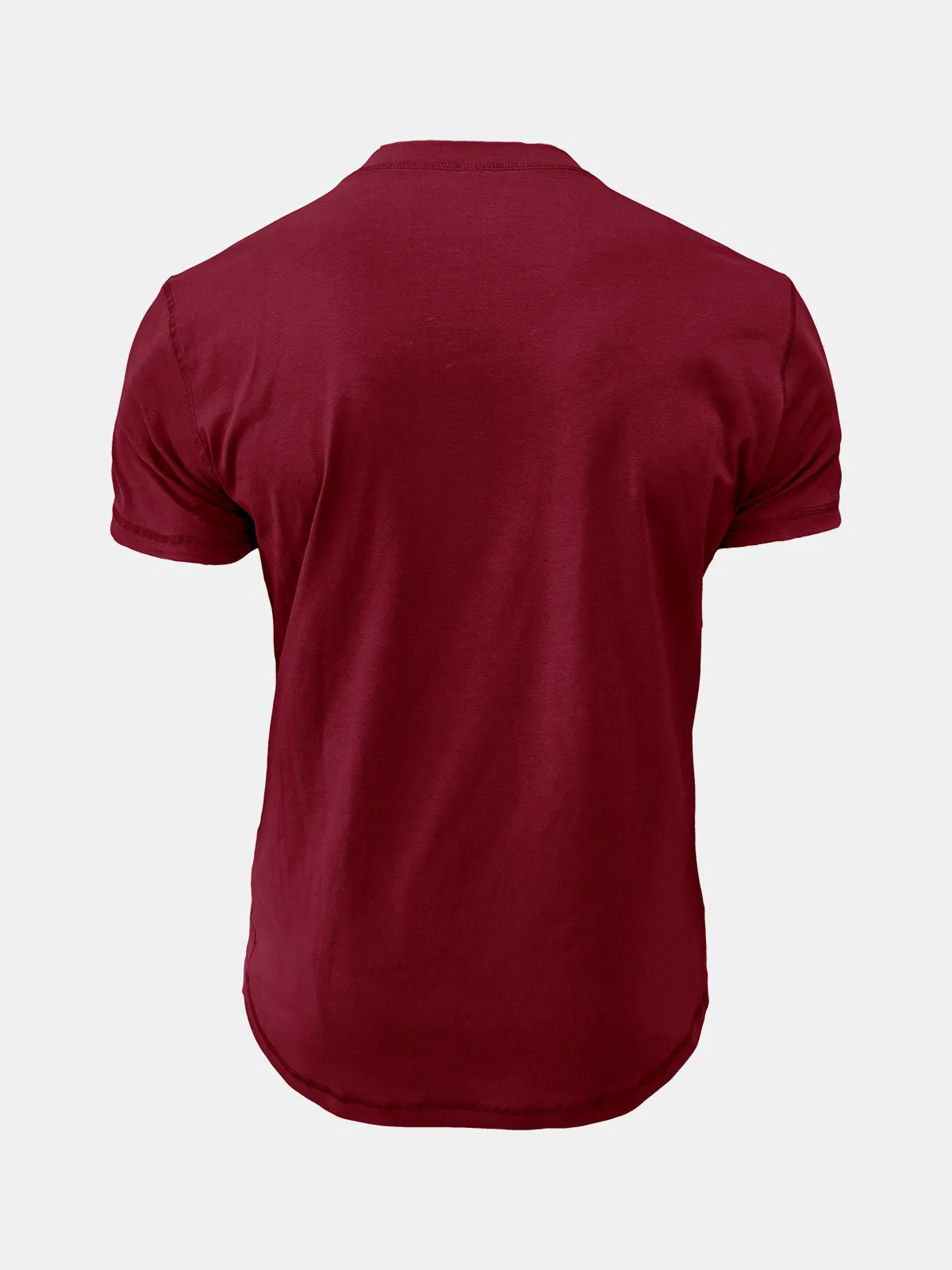 Men's Casual Breathable Cotton Summer Short Sleeve T-Shirt