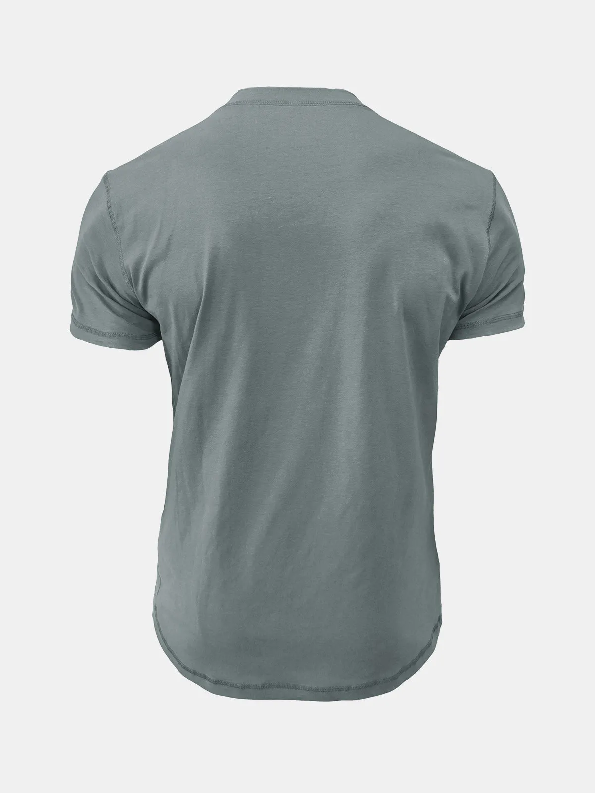 Men's Casual Breathable Cotton Summer Short Sleeve T-Shirt