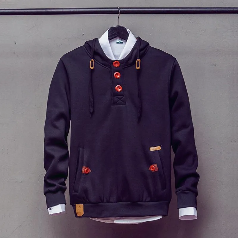 Men's Fashion Hooded Sweatshirt Up To 5XL