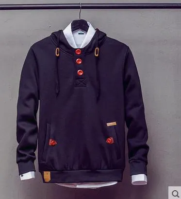 Men's Fashion Hooded Sweatshirt Up To 5XL
