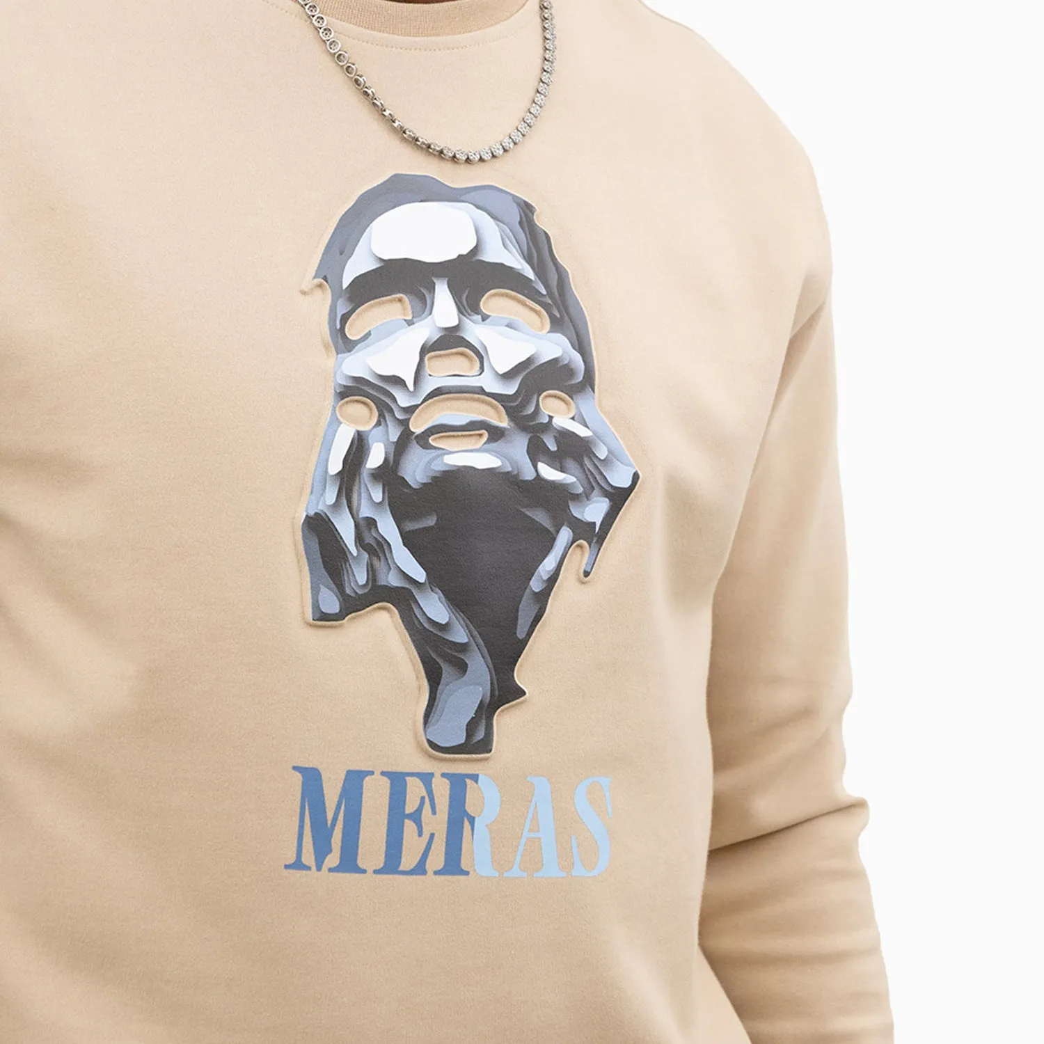 Men's Grey Lady Crew Neck Sweatshirt