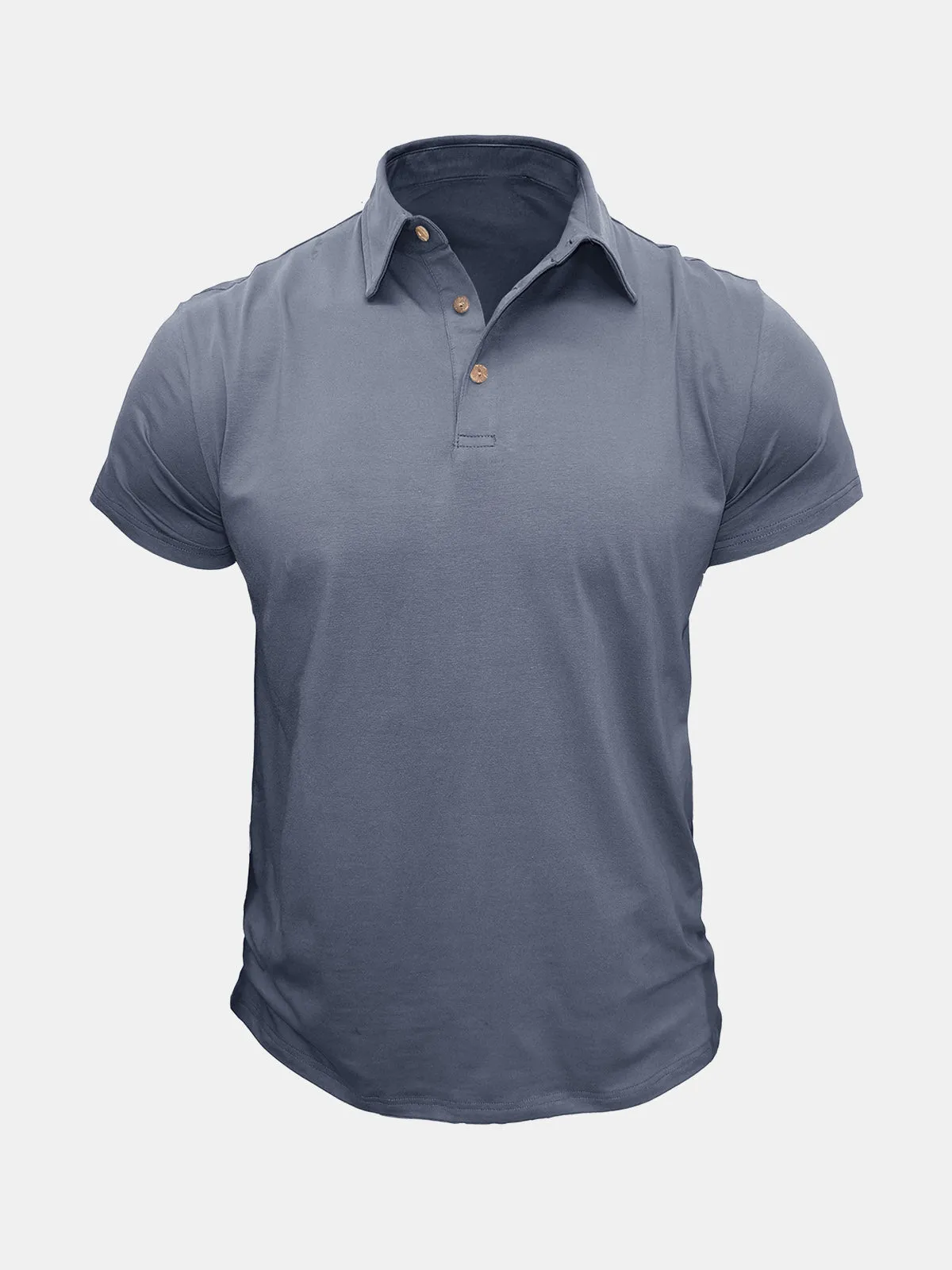 Men's Leisure Summer Breathable Cotton Short Sleeve Polo Shirt