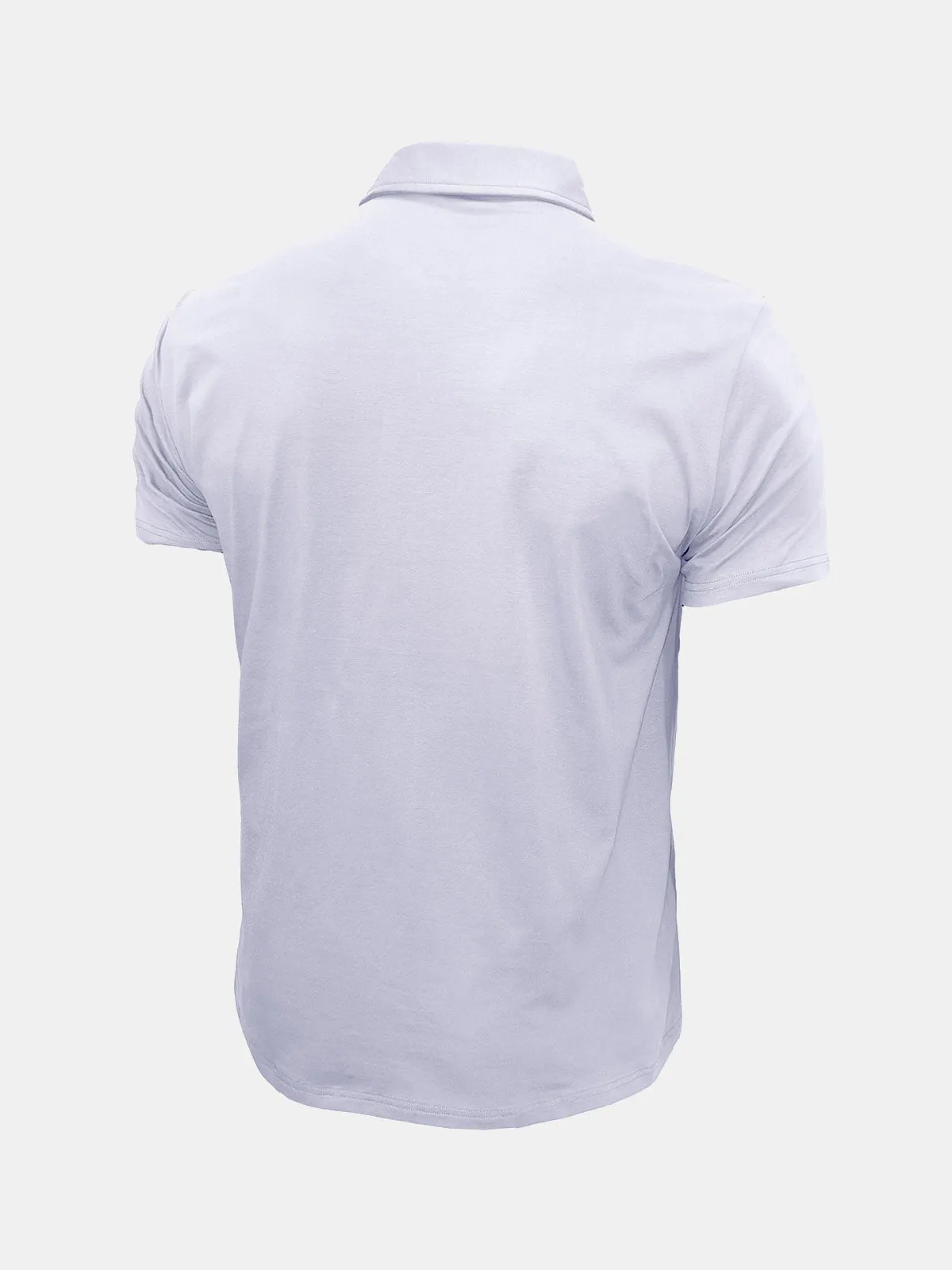 Men's Leisure Summer Breathable Cotton Short Sleeve Polo Shirt