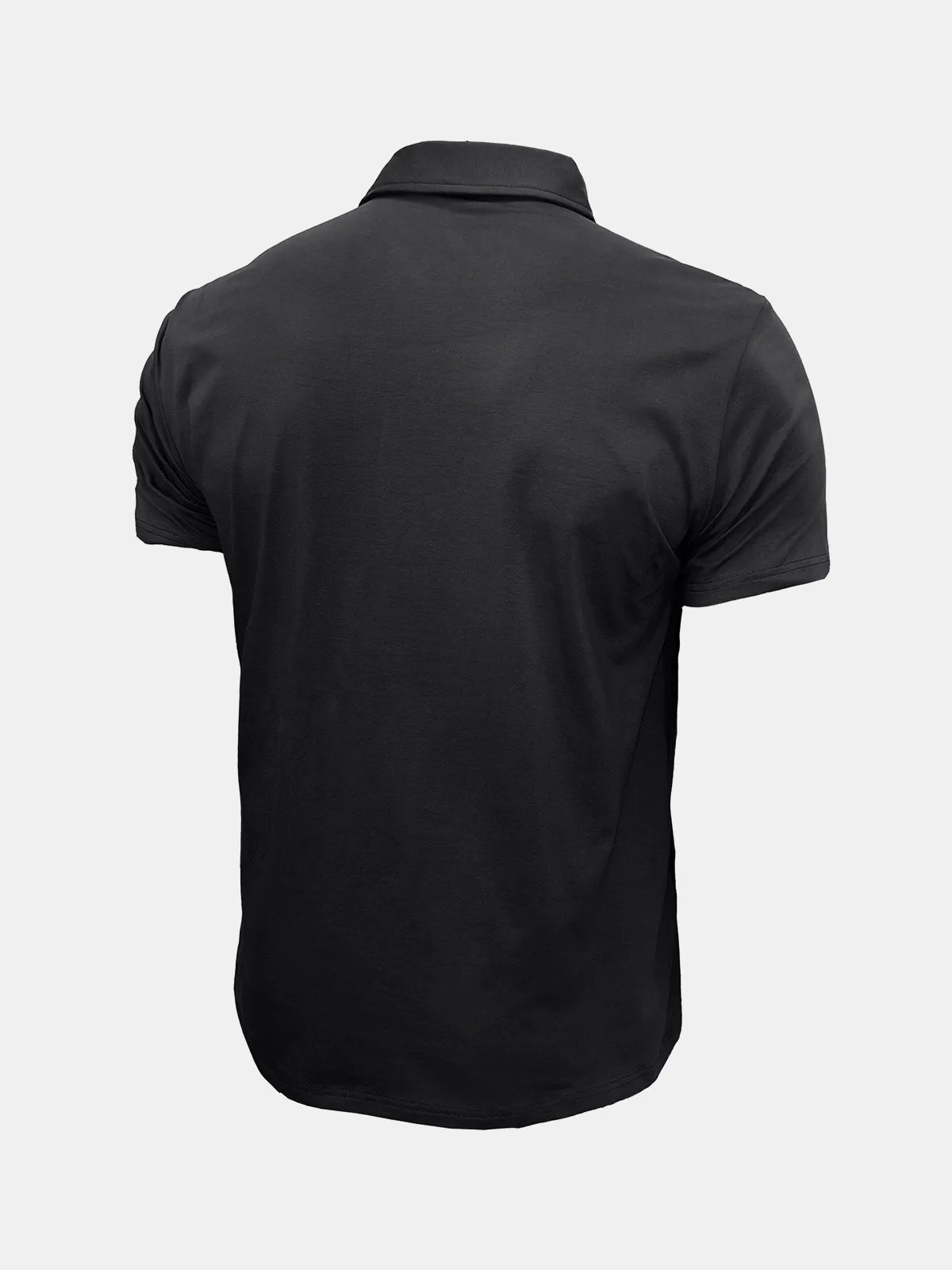 Men's Leisure Summer Breathable Cotton Short Sleeve Polo Shirt