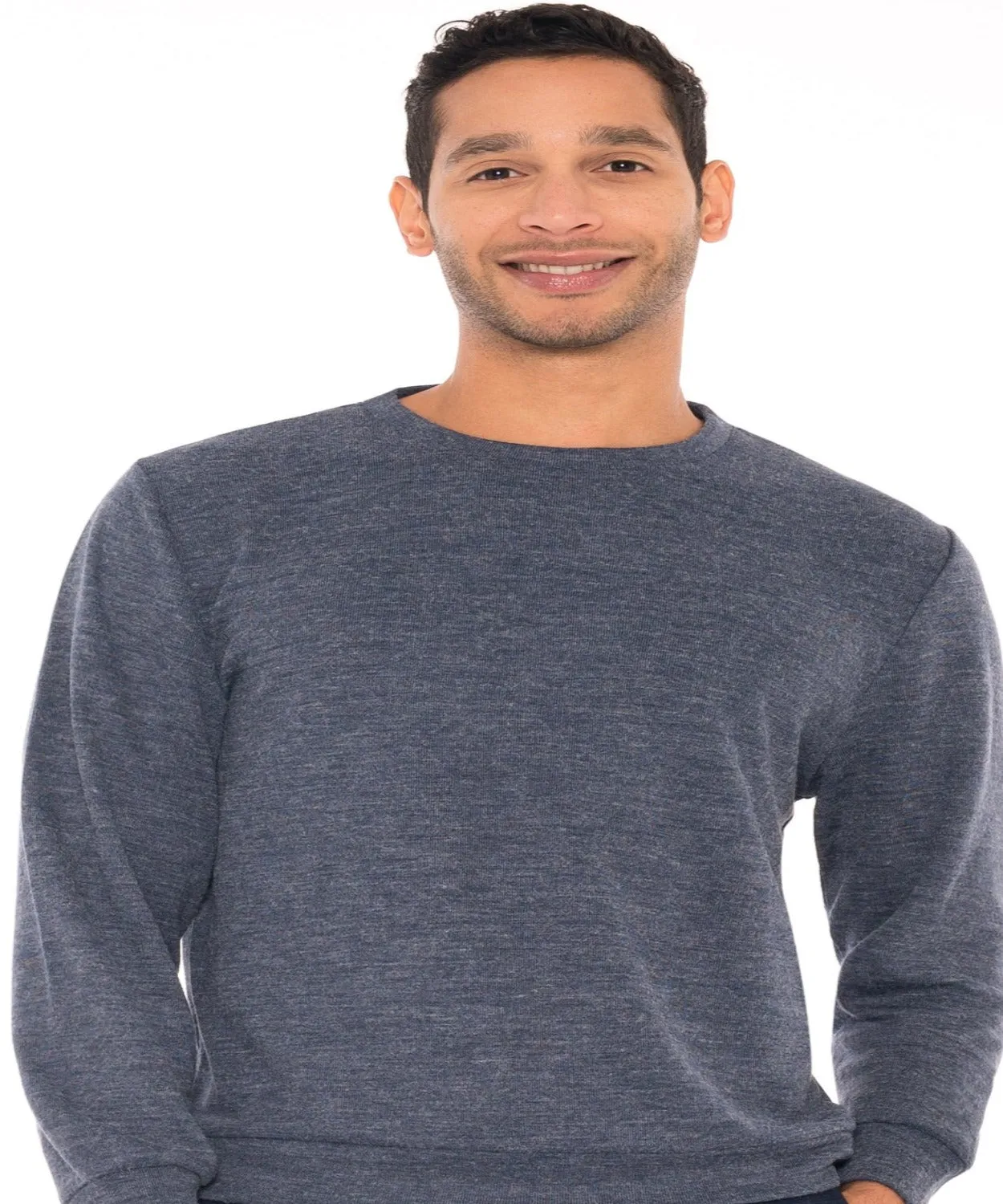 Mens Lightweight Crewneck Sweater - Dry Fit Moisture Wicking Pullover Sweaters