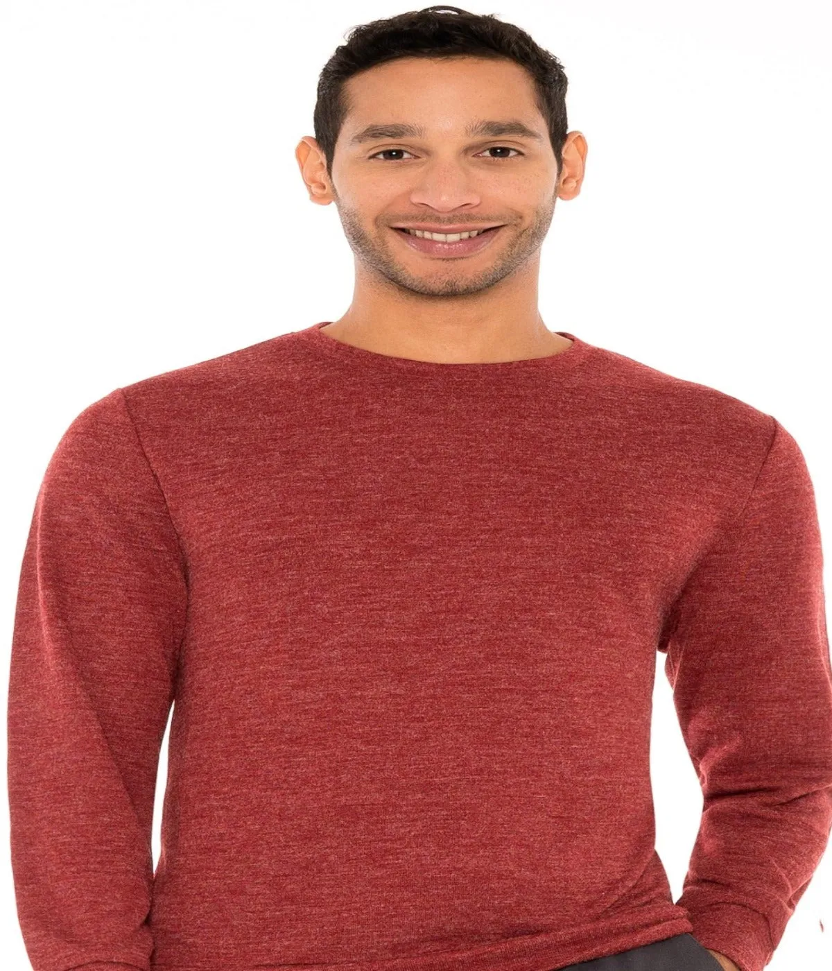 Mens Lightweight Crewneck Sweater - Dry Fit Moisture Wicking Pullover Sweaters