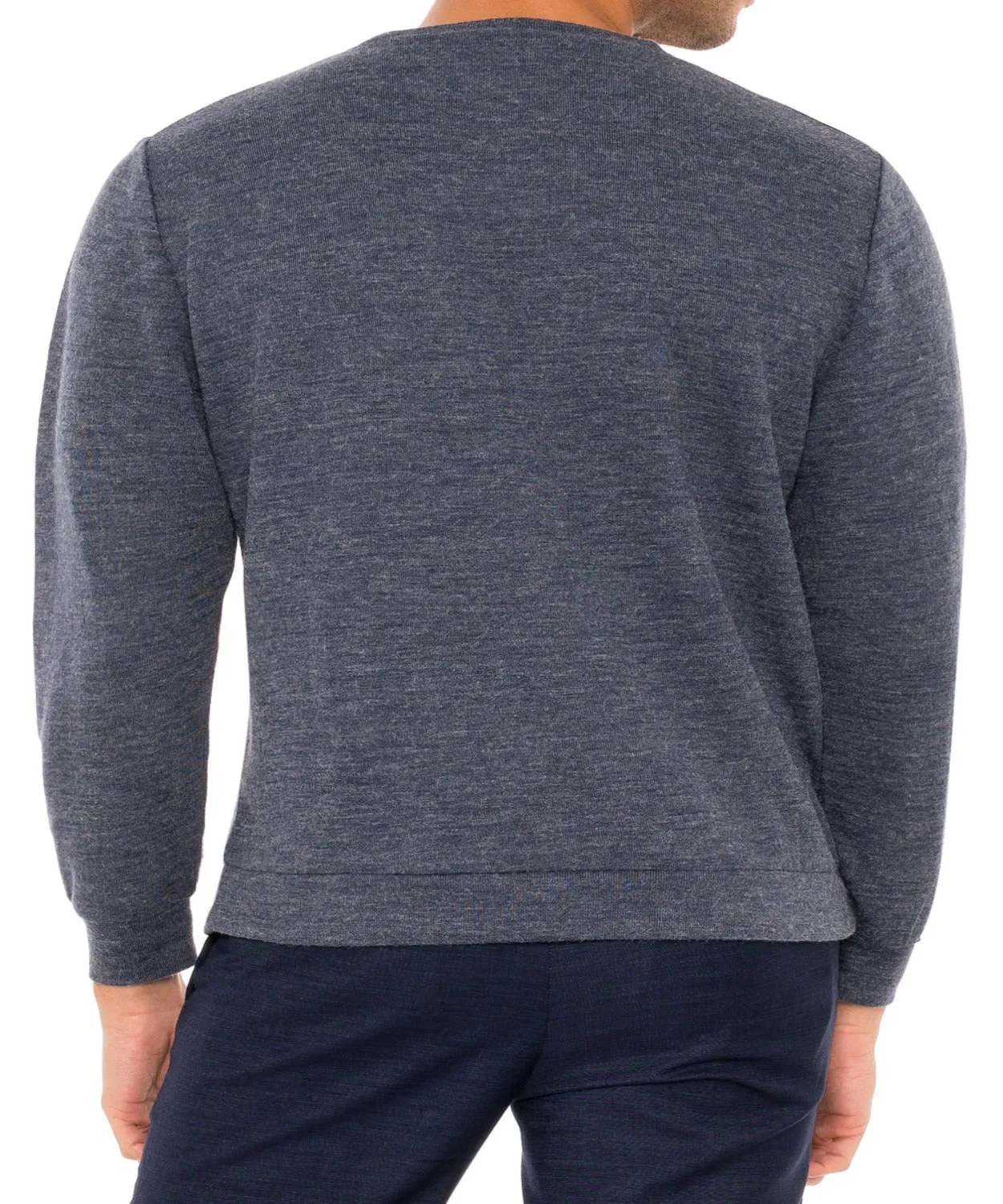 Mens Lightweight Crewneck Sweater - Dry Fit Moisture Wicking Pullover Sweaters